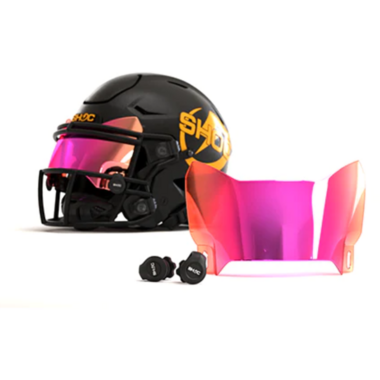 SHOC Zero G Plus Football Visor Color Barbie Kiss