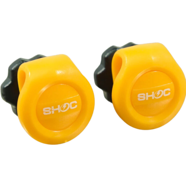 SHOC Viper Football Visor Clips, Pairs Color Green Bay Gold