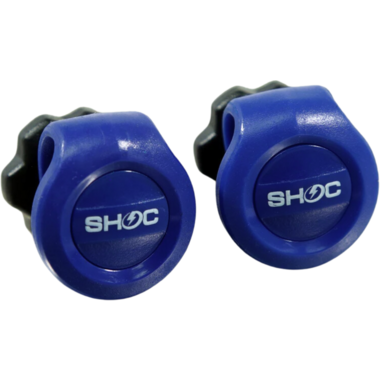 SHOC Viper Football Visor Clips, Pairs Color Navy