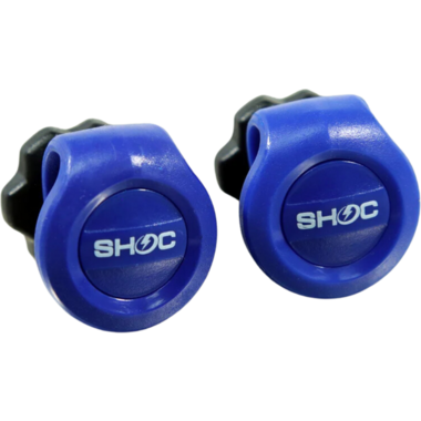 SHOC Viper Football Visor Clips, Pairs Color Royal