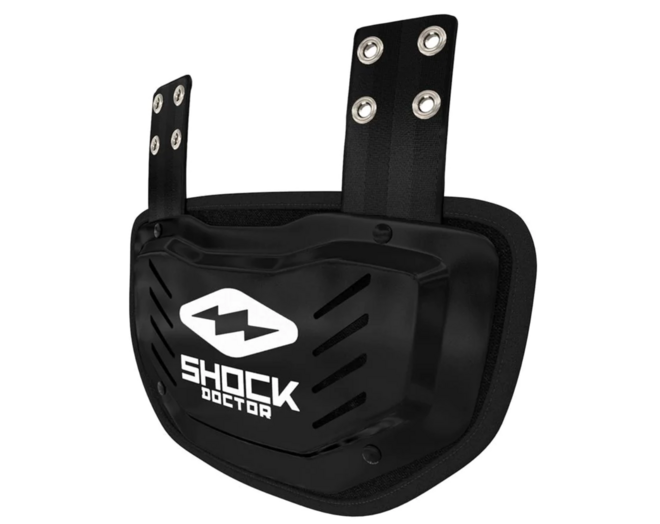 Shock Doctor Showtime Back Plate Youth Solid Black