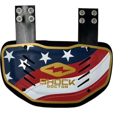 Shock Doctor Showtime Back Plate Adult Stars and Stripes American Football