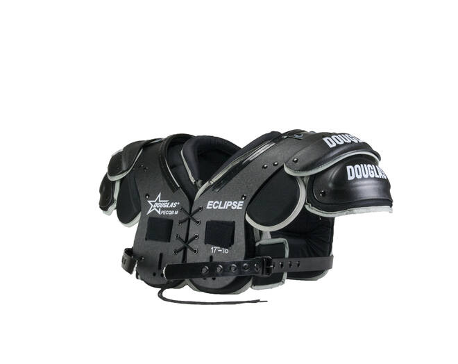 Douglas Eclipse PECQB Black Edition XL Size American Football Shoulder Pads