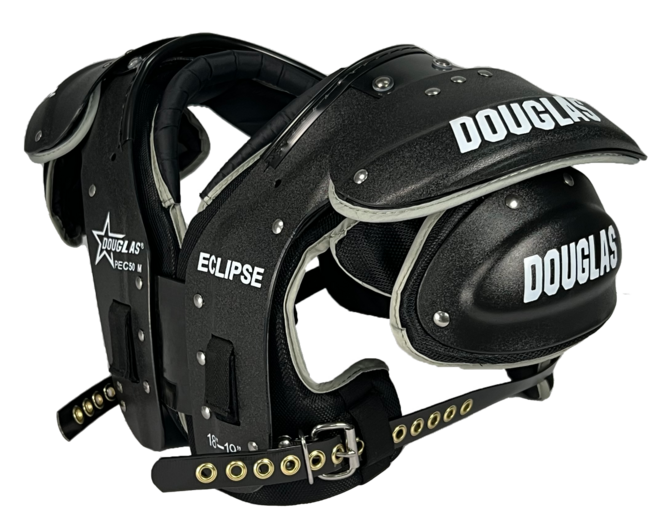 Douglas Eclipse PEC50 Black Edition L Size American Football Shoulder Pads