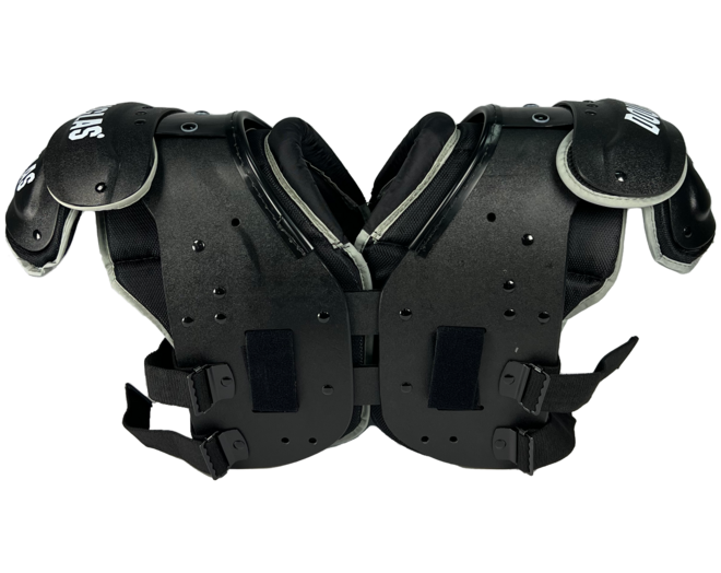 Douglas Eclipse PEC99 Black Edition XL Size Varsity American Football Shoulder Pads