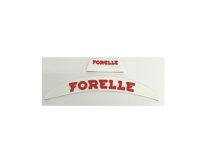 Forelle Bumper Set Riddell SpeedFlex Helmets Color White/Red