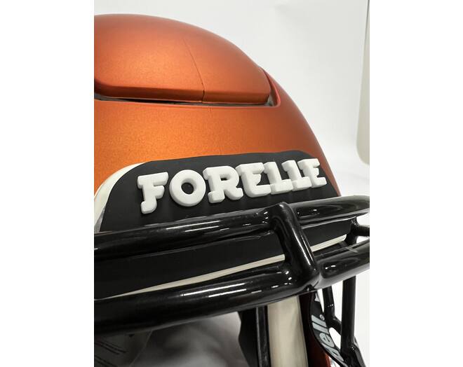 Forelle Bumper Set Riddell SpeedFlex Helmets Color White/Red