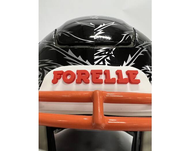 Forelle Bumper Set Riddell SpeedFlex Helmets Color White/Red