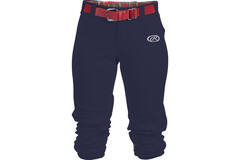 Rawlings WLNCH Women Belted Pant Softball Stretch Polyester Fabric