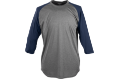 Rawlings RTT34 3/4 Sleeve Performance Baseball Jersey 100% Polyester 