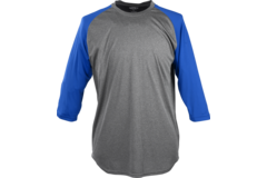 Rawlings RTT34 3/4 Sleeve Performance Baseball Jersey 100% Polyester 