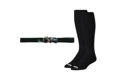 Rawlings Baseball Belt & Sock Combo Over-the-calf fit 80% Cotton 