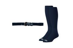 Rawlings Baseball Belt & Sock Combo Over-the-calf fit 80% Cotton 