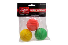 Rawlings Curve Trainer Balls | Baseball Training Set | 3 Pack 