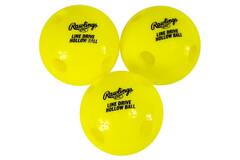 Rawlings Line-Drive Hollow Training Baseball for Limited Space Practice (3 Pack)