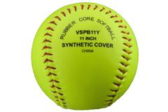 Benson VSPB11Y 11 inch Seamed Official League Soft Practice Softball