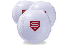 SweetSpot Plastic Backyard Baseball | Official Size Balls (3 Pack)