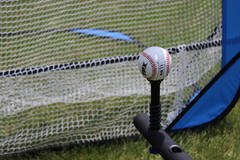 Louisville Slugger Ultra Instructo Swing (L30325) | Adjustable | Baseball Batting Tee Trainer 