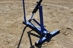 Louisville Slugger L60111 Blue Flame | Coil Spring Operated Multi-Sport Pitching Machine