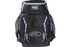 Rawlings R400 Youth Players Backpack Durable Ripstop Material For Baseball Softball