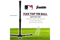 Franklin MLB Flex Top Tee Ball Tee (24954) | Adjustable Baseball Batting Trainer 
