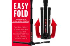Franklin MLB Flex Top Tee Ball Tee (24954) | Adjustable Baseball Batting Trainer 