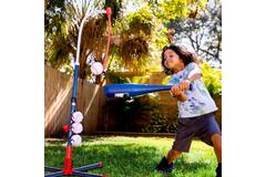 Franklin MLB Youth 2IN1 Grow-With-Me Batting Tee | Baseball Adjustable Batting Tee Trainer