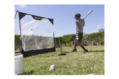 SKLZ Youth Pop Back Tee (02891) | Baseball Adjustable Batting Tee Trainer 