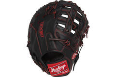 Rawlings R9YPTFM16B Durable All-Leather R9 Series Fastpitch Glove Youth 12 Inch
