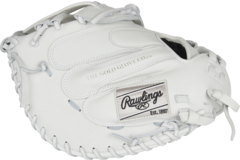 Rawlings RLACM34W Baseball Catcher Mitt 34 Inch | Left Hand Catch