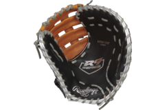 Rawlings R9FMU-17BT All-Leather R9 ContoUR Youth First Base Mitt 12 Inch | Right Hand Catch