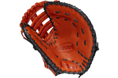 Wilson WBW100124125 12,5 Inch A2000 SC1620SS Leather Baseball First Base Mitt | Right Hand Catch