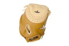 All Star CMW1011 31,5 Inch 2-Piece Open Back Leather Softball Catcher Mitt 