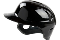 Rawlings MSE01A Mach Single Ear Left Handed Baseball Batting Helmet | L Black
