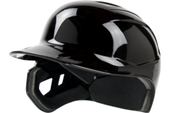 Rawlings MSE01A Mach Single Ear Left Handed Baseball Batting Helmet | L Black