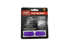 Rawlings Eye Black Glare Reducing Stickers Coloured (12 Pack) American Football