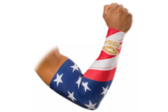 Shock Doctor Showtime Comp Arm Sleeve |  Football Compression UV Protection 