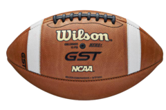 Wilson WTF1003B NCAA 1003 GST Official Size Leather Footbal Gameball