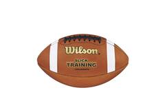 Wilson Exclusive 863 Leather WTF1245ID Slick Training American Football Ball with ACL Laces