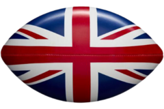 Wilson WTF1748XBLGUJ NFL Union Jack American Football Ball