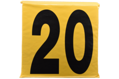 Markwort American Football Sideline Markers Flex Foam Set (SIDE11Y) | Football Field Yard Markers