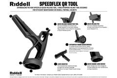 Riddell Quick Release Speedflex Helmet Installation Combo Tool - Universal (R2764022)