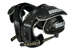 Douglas Eclipse PEC50 Black Edition L Size American Football Shoulder Pads