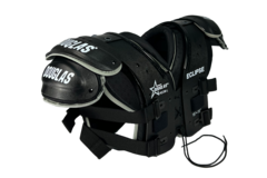 Douglas Eclipse PEC99 Black Edition XL Size Varsity American Football Shoulder Pads