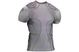 Riddell Power Padded Shirt Adult Grey (RTPTP) - Forelle American Sports Equipment