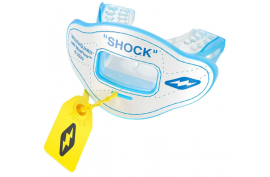 Shock Doctor Max Air Flow 3D Stitch White/Columbia Blue - Forelle American Sports Equipment