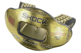 Shock Doctor Max Air Flow Chrome Print Gold Card - Forelle American Sports Equipment
