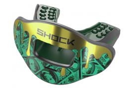 Shock Doctor Max Air Flow Chrome Print Money/Gold Drip - Forelle American Sports Equipment