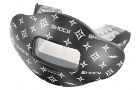 Shock Doctor Max Air Flow Lip Guard Print Lux Black - Forelle American Sports Equipment