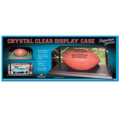 Markwort Football Display Case w/Plastic Cube - Forelle American Sports Equipment